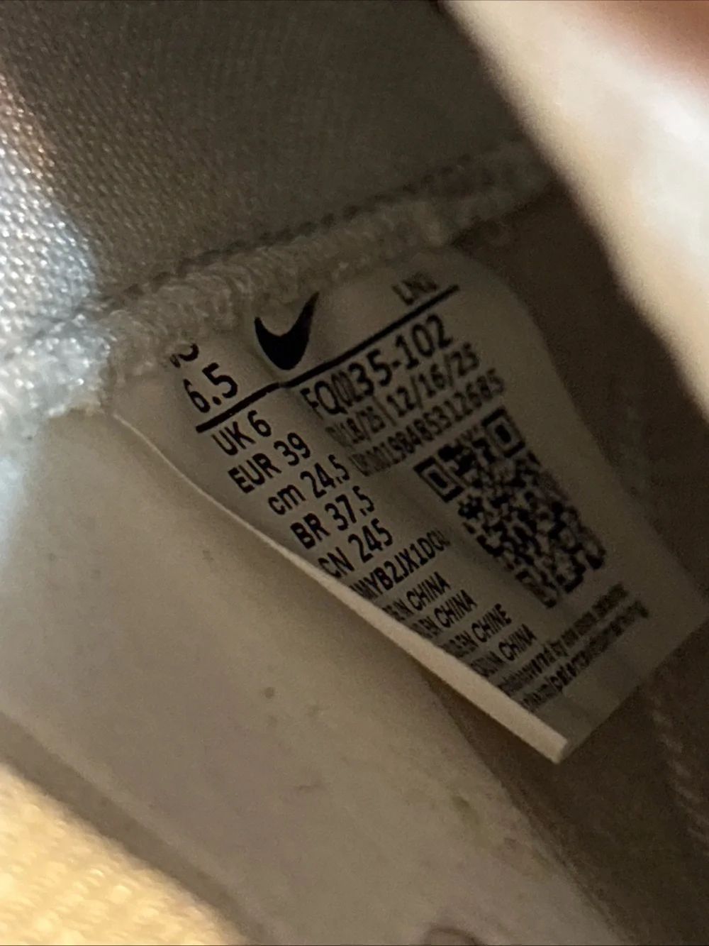 Nike vapor edge